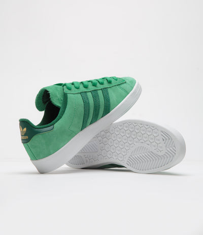 Adidas Campus ADV Shoes - Court Green / Collegiate Green / FTWR White