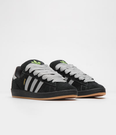 Adidas Campus Shoes - Core Black / Grey Two / Gold Metallic