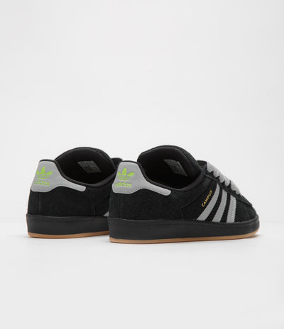 Adidas Campus Shoes - Core Black / Grey Two / Gold Metallic