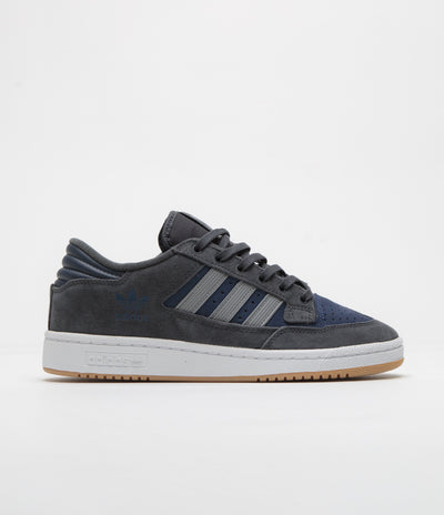 Adidas Centennial 85 Low ADV Shoes - Carbon / Grey Three / Collegiate Navy