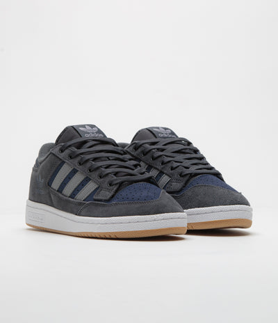 Adidas Centennial 85 Low ADV Shoes - Carbon / Grey Three / Collegiate Navy