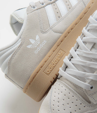 Adidas Centennial 85 Low ADV Shoes - Crystal White / Cloud White / Gum