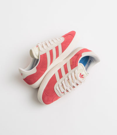 Adidas Gazelle ADV Shoes - Better Scarlet / Chalk White / Gold Metallic