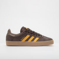 Adidas Gazelle ADV Shoes - Dark Brown / Preloved Yellow / Earth Strata thumbnail