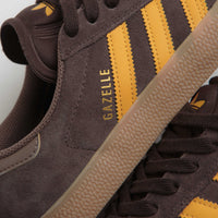 Adidas Gazelle ADV Shoes - Dark Brown / Preloved Yellow / Earth Strata thumbnail