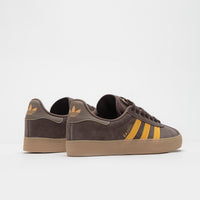 Adidas Gazelle ADV Shoes - Dark Brown / Preloved Yellow / Earth Strata thumbnail