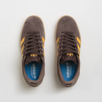 Adidas Gazelle ADV Shoes - Dark Brown / Preloved Yellow / Earth Strata thumbnail