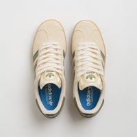 Adidas Gazelle ADV Shoes - Ecru Tint / Focus Olive / Gum thumbnail