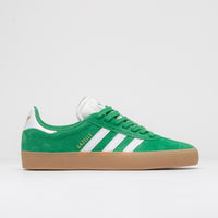 Adidas Gazelle ADV Shoes - Green / Cloud White / Gold Metallic thumbnail