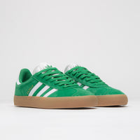 Adidas Gazelle ADV Shoes - Green / Cloud White / Gold Metallic thumbnail