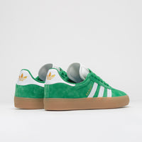 Adidas Gazelle ADV Shoes - Green / Cloud White / Gold Metallic thumbnail