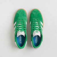 Adidas Gazelle ADV Shoes - Green / Cloud White / Gold Metallic thumbnail