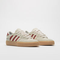 Adidas Matchbreak Super Shoes - Wonder White / Preloved Ruby / Gum 3 thumbnail