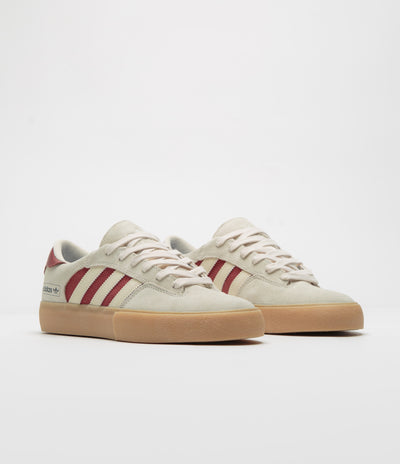 Adidas Matchbreak Super Shoes - Wonder White / Preloved Ruby / Gum 3