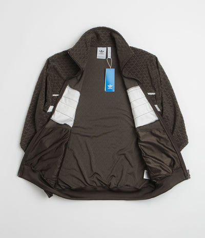 Adidas Monogram Track Jacket - Dark Brown