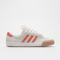 Adidas Nora Shoes - Wonder White / Orange / Gum4 thumbnail