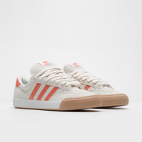 Adidas Nora Shoes - Wonder White / Orange / Gum4 thumbnail