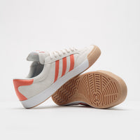 Adidas Nora Shoes - Wonder White / Orange / Gum4 thumbnail