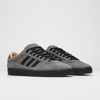 Adidas Puig Indoor Shoes - Charcoal / Core Black / Chalk White thumbnail