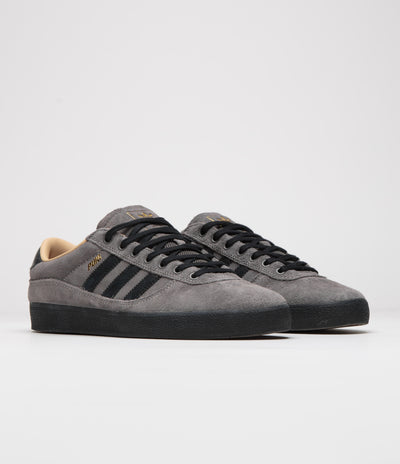 Adidas Puig Indoor Shoes - Charcoal / Core Black / Chalk White