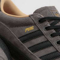 Adidas Puig Indoor Shoes - Charcoal / Core Black / Chalk White thumbnail