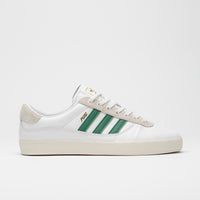 Adidas Puig Indoor Shoes - FTWR White / Dark Green / Cream White thumbnail