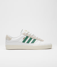 Adidas Puig Indoor Shoes - FTWR White / Dark Green / Cream White