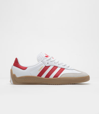 Adidas Puig Samba Shoes - FTWR White / Better Scarlet / Gum4