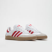 Adidas Puig Samba Shoes - FTWR White / Better Scarlet / Gum4 thumbnail