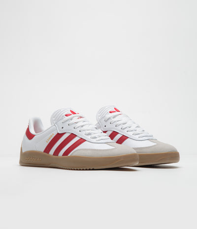 Adidas Puig Samba Shoes - FTWR White / Better Scarlet / Gum4