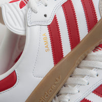 Adidas Puig Samba Shoes - FTWR White / Better Scarlet / Gum4 thumbnail