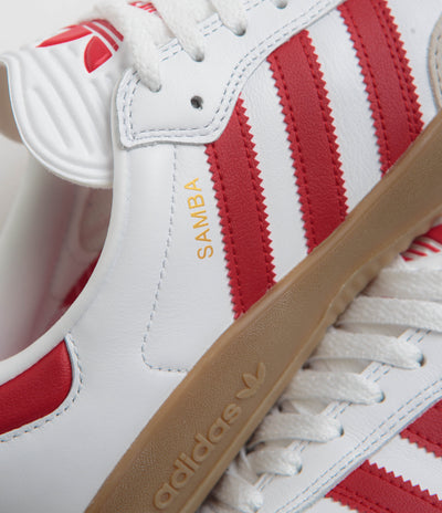 Adidas Puig Samba Shoes - FTWR White / Better Scarlet / Gum4