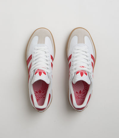 Adidas Puig Samba Shoes - FTWR White / Better Scarlet / Gum4