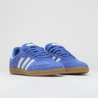 Adidas Samba ADV Shoes - Bluebird / Cloud White / Gold Metallic thumbnail