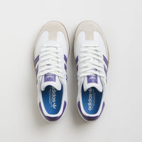 Adidas Samba ADV Shoes - Cloud White / Collegiate Purple / Gold Metallic thumbnail