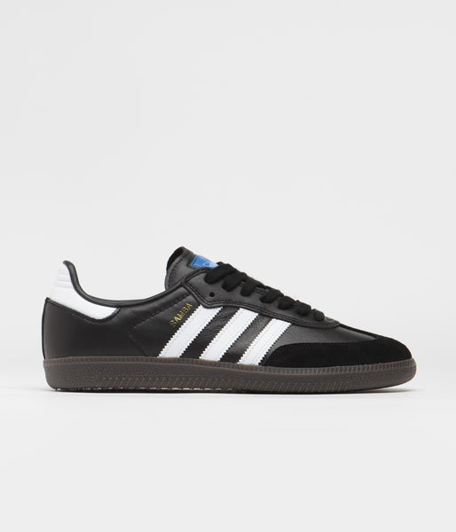 Adidas Samba Adv Shoes - Core Black / FTWR White / Gold Metallic | Flatspot