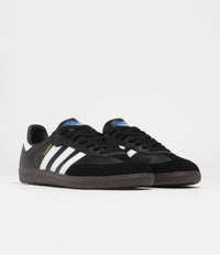 Adidas Samba Adv Shoes - Core Black / FTWR White / Gold Metallic