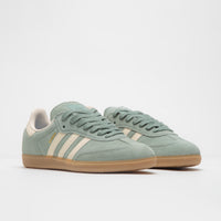 Adidas Samba ADV Shoes - Silver Green / Wonder White / Gold Metallic thumbnail