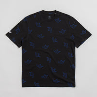 Adidas Shmoofoil Allover Print T-Shirt - Black / Team Royal Blue thumbnail