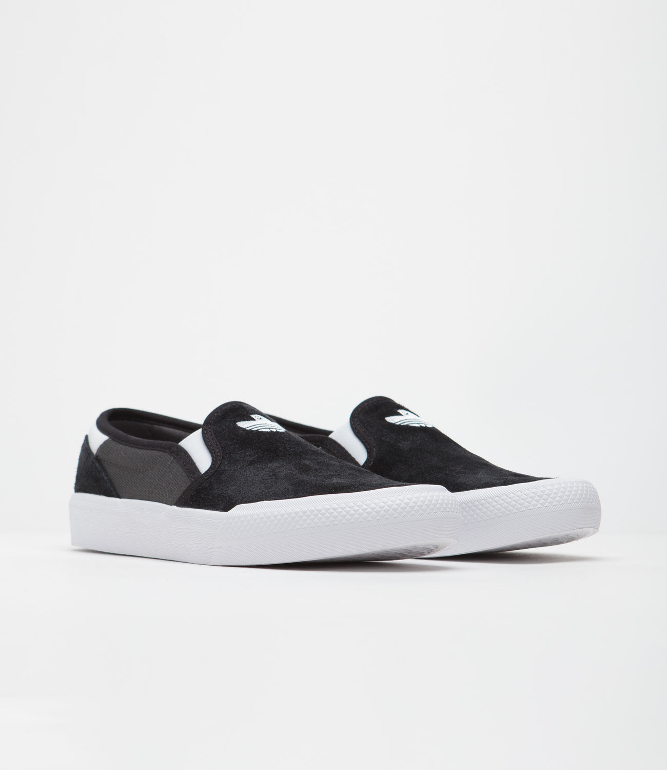 Adidas Shmoofoil Slip Shoes - Core Black / Grey Six / FTWR White | Flatspot