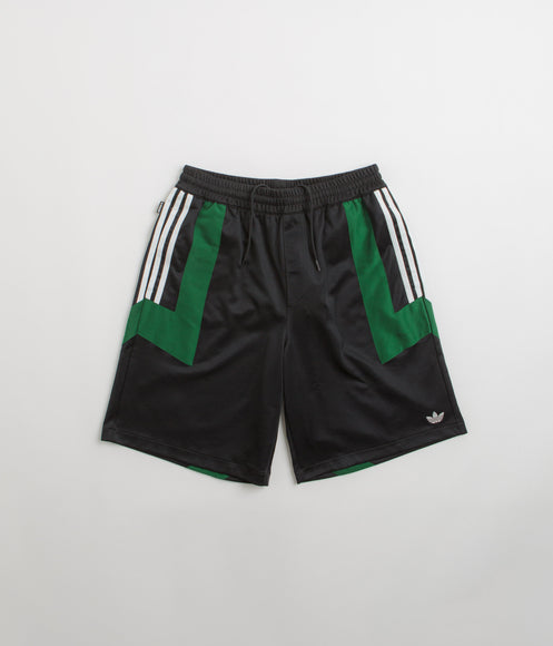 Adidas Skateboarding Football Shorts - Black / Dark Green / White