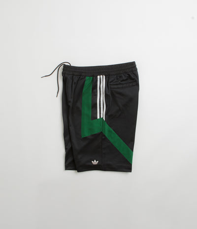 Adidas Skateboarding Football Shorts - Black / Dark Green / White