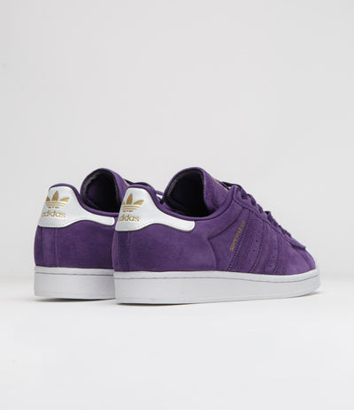 Adidas Superstar ADV Shoes - Collegiate Purple / Zero Metallic / Gold Metallic