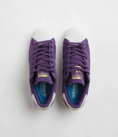 Adidas Superstar ADV Shoes - Collegiate Purple / Zero Metallic / Gold Metallic