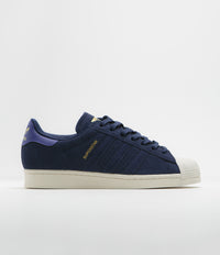 Adidas Superstar ADV Shoes - Dark Blue / Team Royal Blue / Gold Metallic