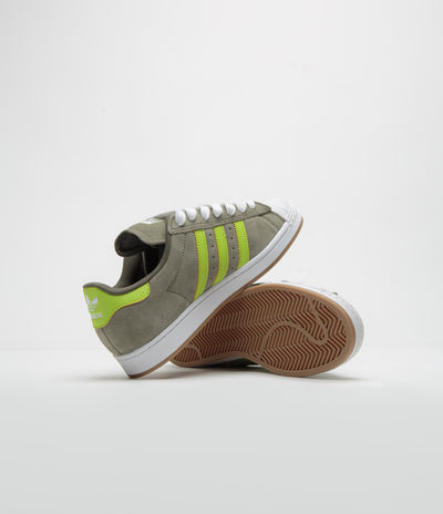 Adidas Superstar ADV Shoes - Olive Strata / Semi Solar Yellow / Gold Metallic