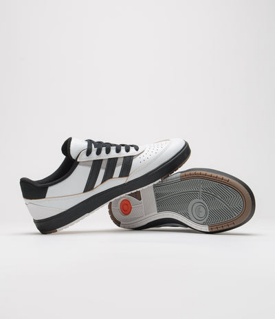 Adidas Tyshawn II Shoes - Crystal White / Core Black / Solid Grey