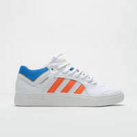 Adidas Tyshawn Shoes - FTWR White / Orange / Bluebird thumbnail