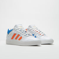 Adidas Tyshawn Shoes - FTWR White / Orange / Bluebird thumbnail