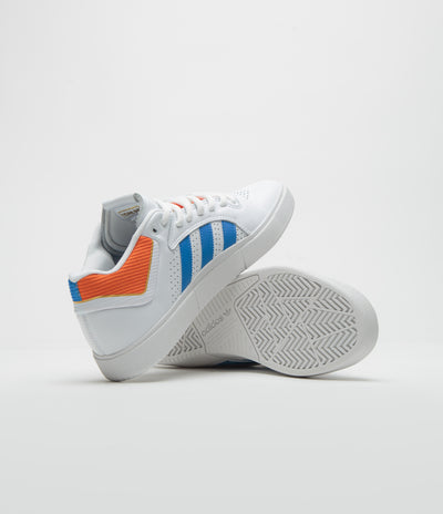 Adidas Tyshawn Shoes - FTWR White / Orange / Bluebird